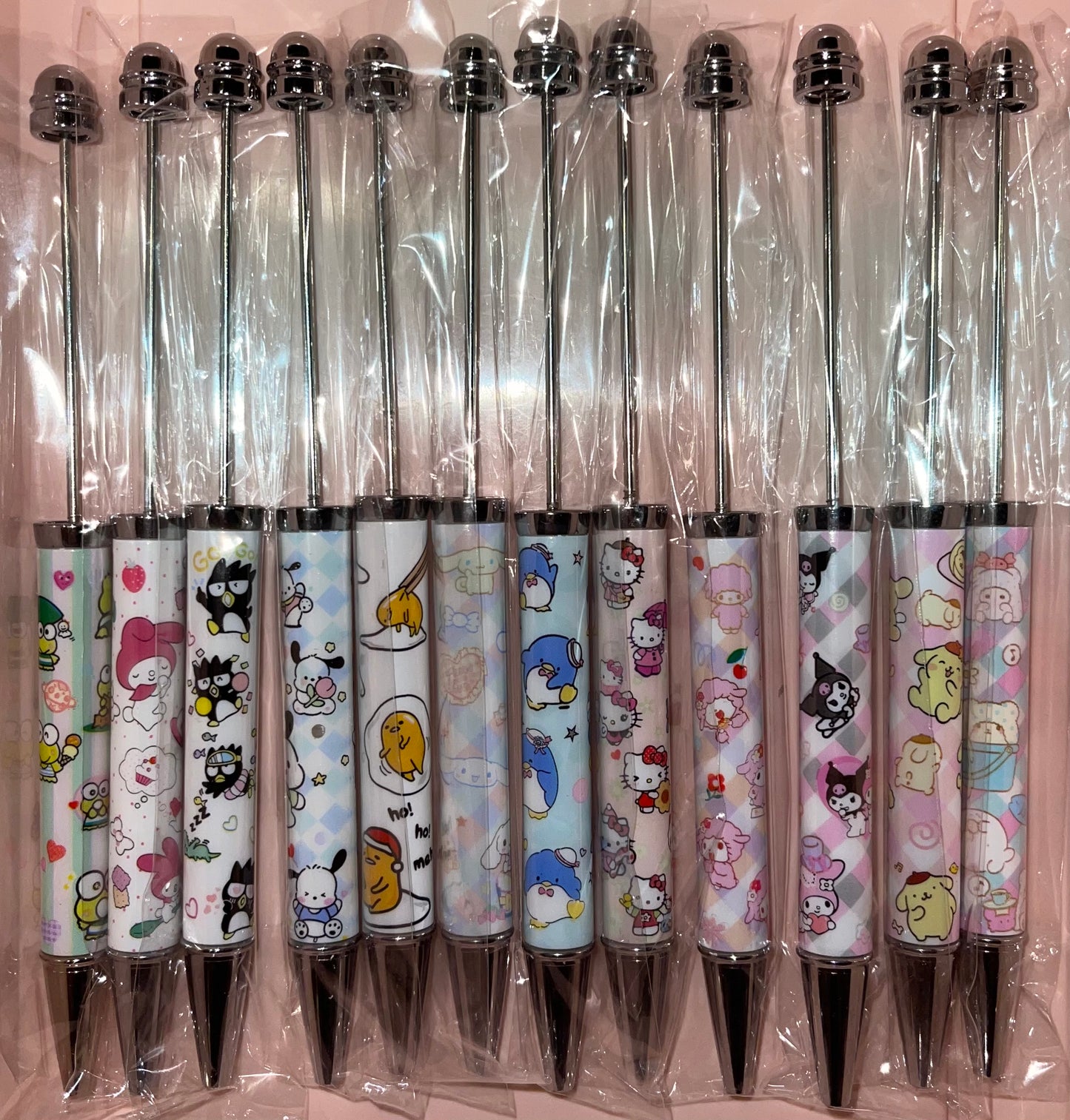 San(rio) Character Beadable Pens 12pc